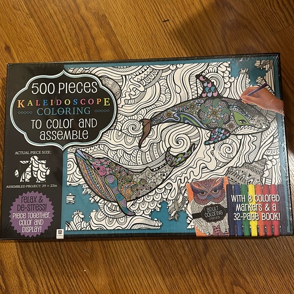 500 piece coloring puzzle - Picture 1 of 2